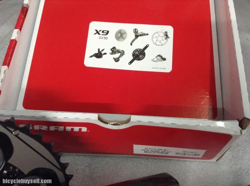 SRAM X9 Crankset 3/10speed (Triple Ring) | Made In Taiwan  @ free pos