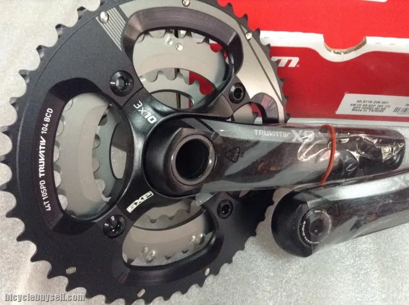SRAM X9 Crankset 3/10speed (Triple Ring) | Made In Taiwan  @ free pos