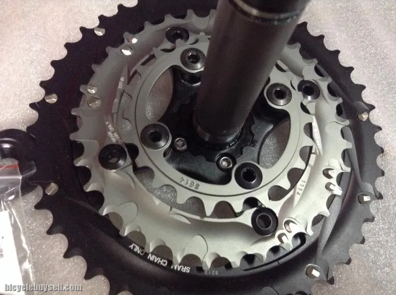 SRAM X9 Crankset 3/10speed (Triple Ring) | Made In Taiwan  @ free pos