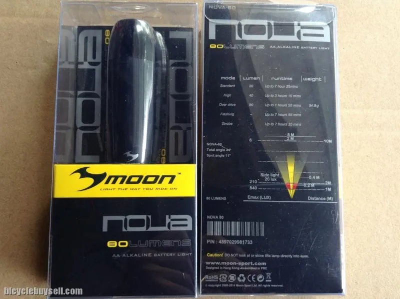 Moon Nova 80 Lumens Front  Light --  free courier