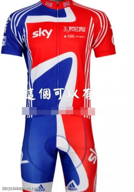Sky De France Team FullSet Jersey @ free pos