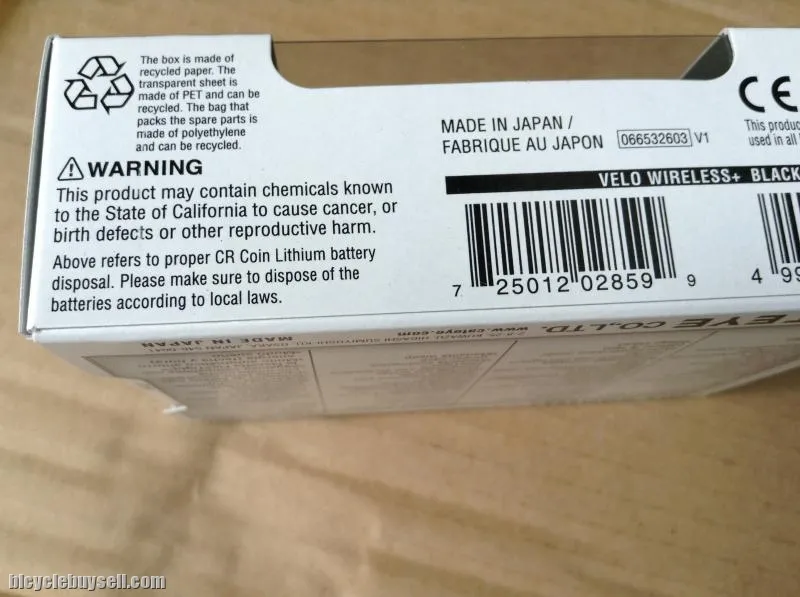 Cateye Velo Wireless Plus -Night Mode Light Meter (Japan)  free courier