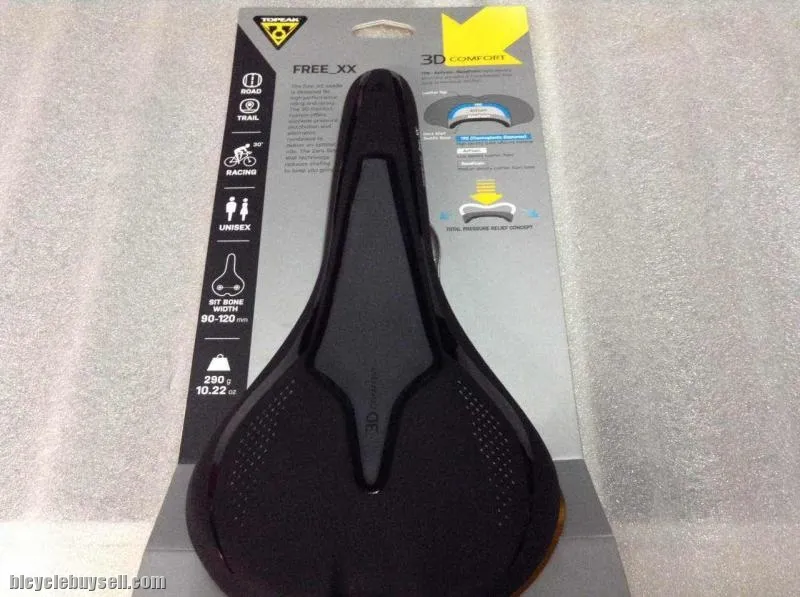 Topeak Free_XX 3D Comfort Saddles @ free pos