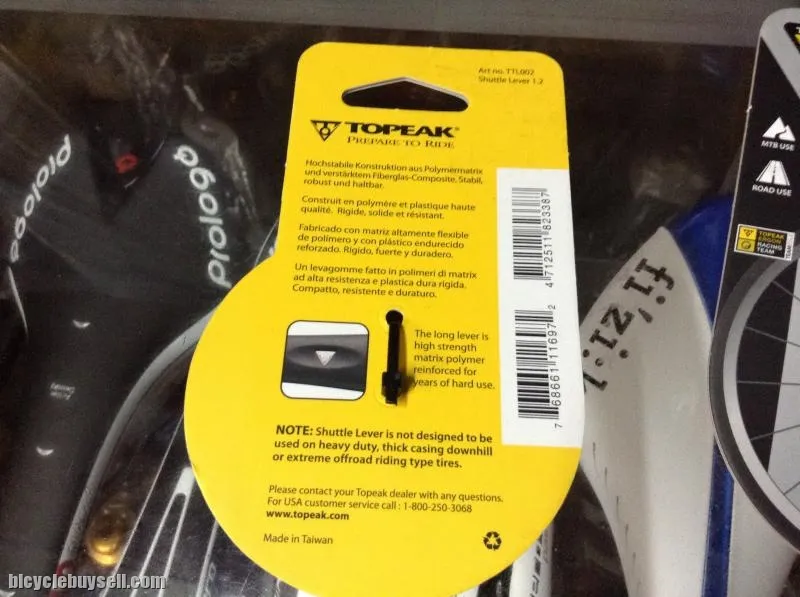 Topeak Shuttle Tyre Levers 1.2  -Taiwan