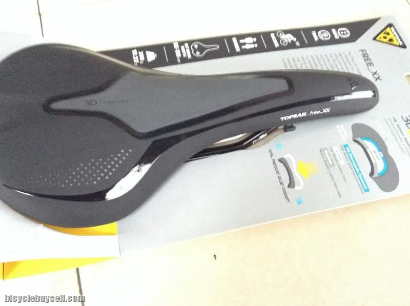 Topeak Free-XX Saddles Black/Grey Gel 3D -- free courier