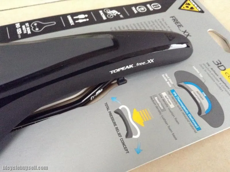 Topeak Free-XX Saddles Black/Grey Gel 3D -- free courier