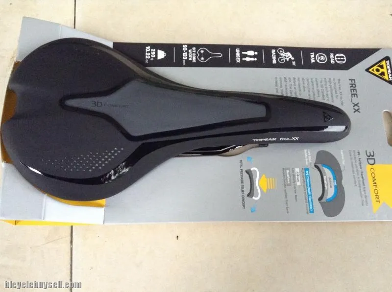 Topeak Free-XX Saddles Black/Grey Gel 3D -- free courier