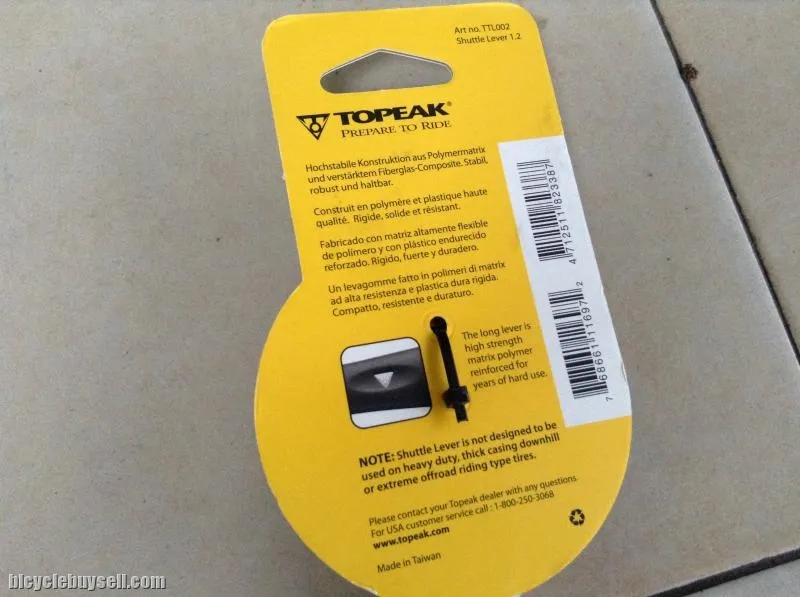 Topeak Shuttle Lever 1.2 Bicycle Tire Lever - Taiwan