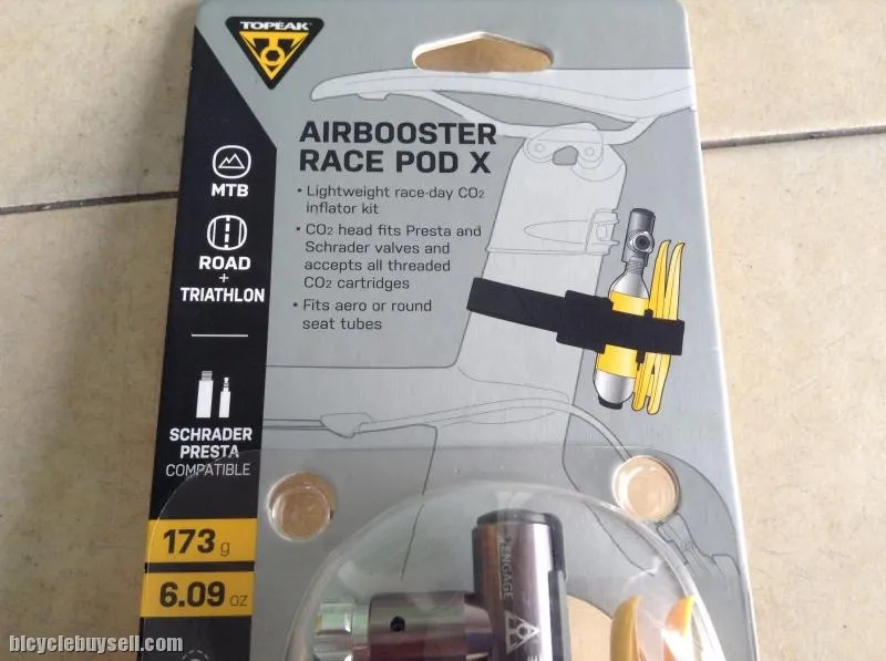Topeak AirBooster Race Pod X / 2 Tires Lever Free -- free courier