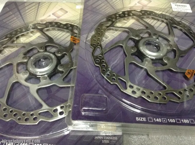 Shimano Hub M435 With Shimano Rotor 180/180mm 1Set
