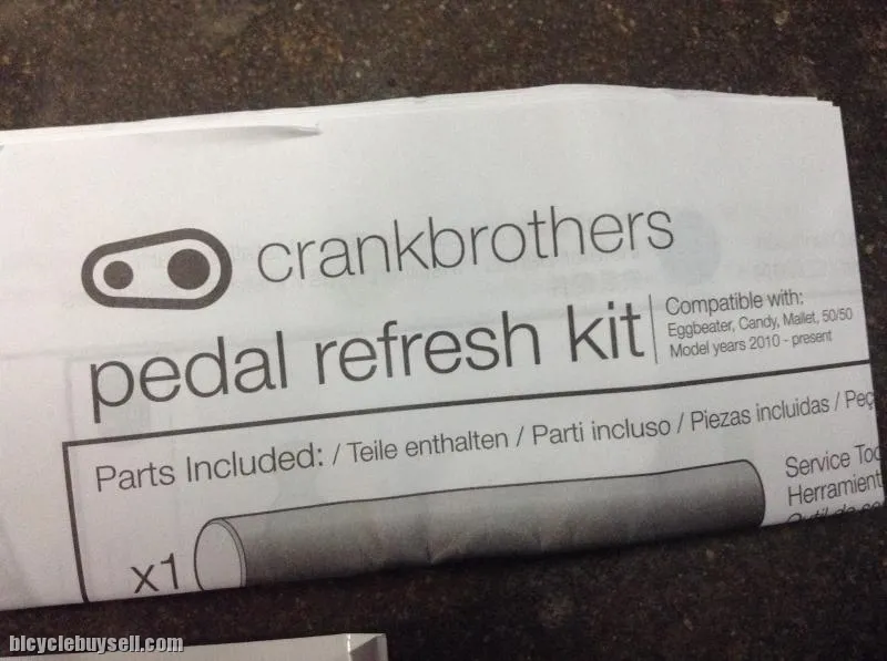 Crankbrother Pedal Refresh  Kits For eggbeater,candy,mallet,5050 -- free courier