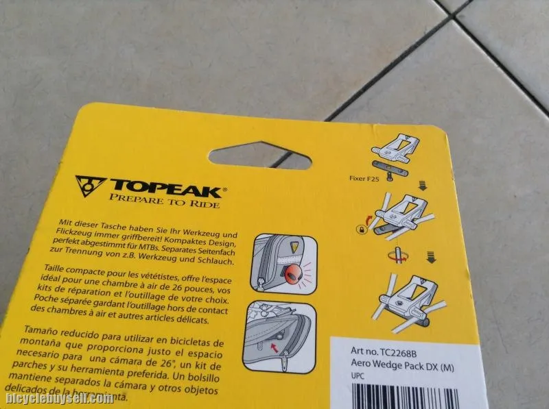 Topeak Aero  Wedge Pack DX Saddles Bag - Medium -- Free Courier