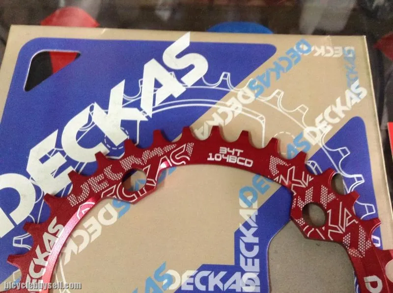 Deckas 32-34T Single Chain Ring Same Rotor Egg Design (free pos w.m)