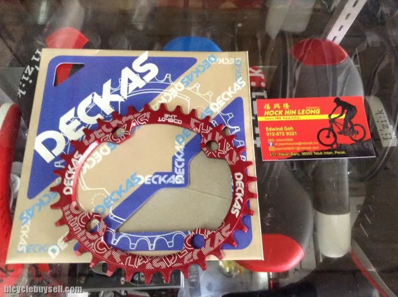 Deckas 32-34T Single Chain Ring Same Rotor Egg Design (free pos w.m)