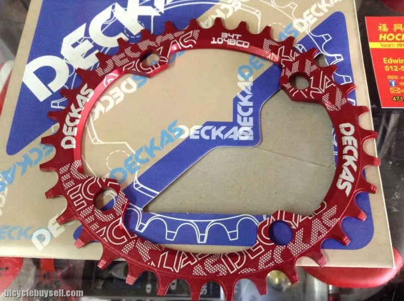 Deckas 32-34T Single Chain Ring Same Rotor Egg Design (free pos w.m)