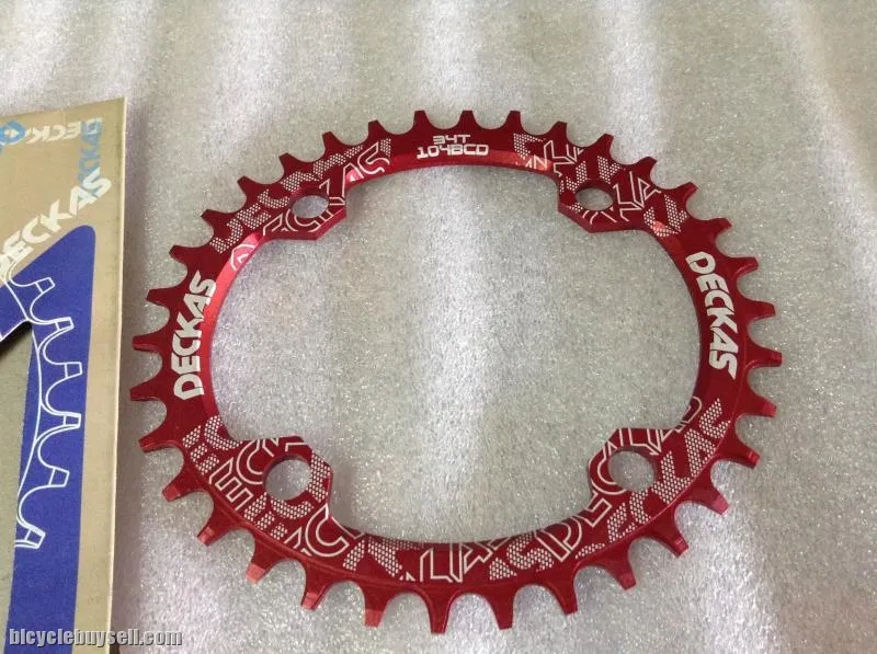 Deckas 34T Performance Oval Single Chain Ring | Rotor Egg Design @ free pos