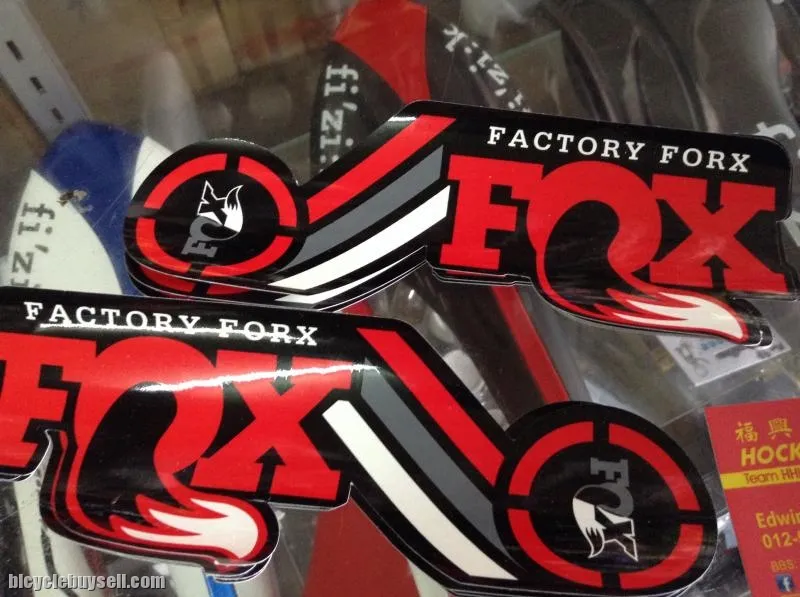 Fox Factory Fork Sticker (Limited Red) Set (free pos w.m)