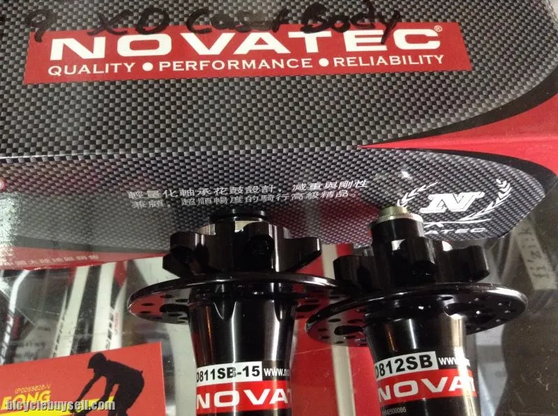 Novatec D811 F:15/R:9mm / XD Body SRAM 11speed  (free pos w.m)
