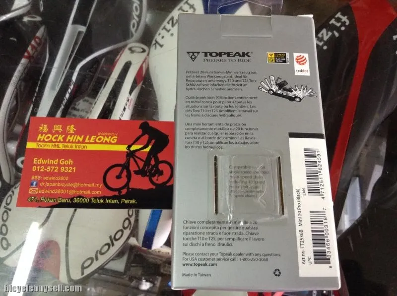 Topeak Mini 20 Pro / 20 Function Multi Tool / Taiwan (free pos w.m)