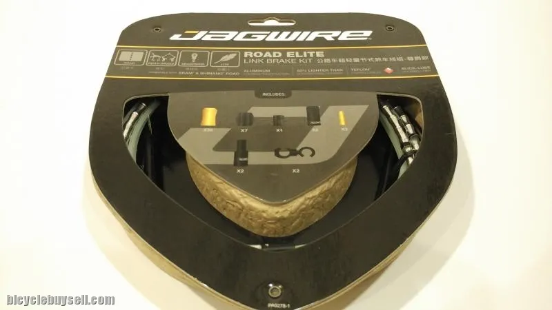 Jagwire Road Elite Link Brake Kit (Black/Silver/Gold Colour)