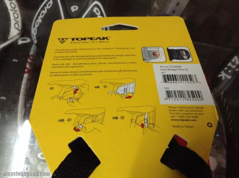Topeak Aero Wedge Small Size / Taiwan   (free pos w.m)