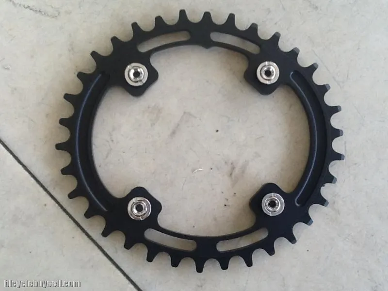 Qikour Oval  34T Single Chain Ring ( 96BCD ) - 8-11speed --  free courier