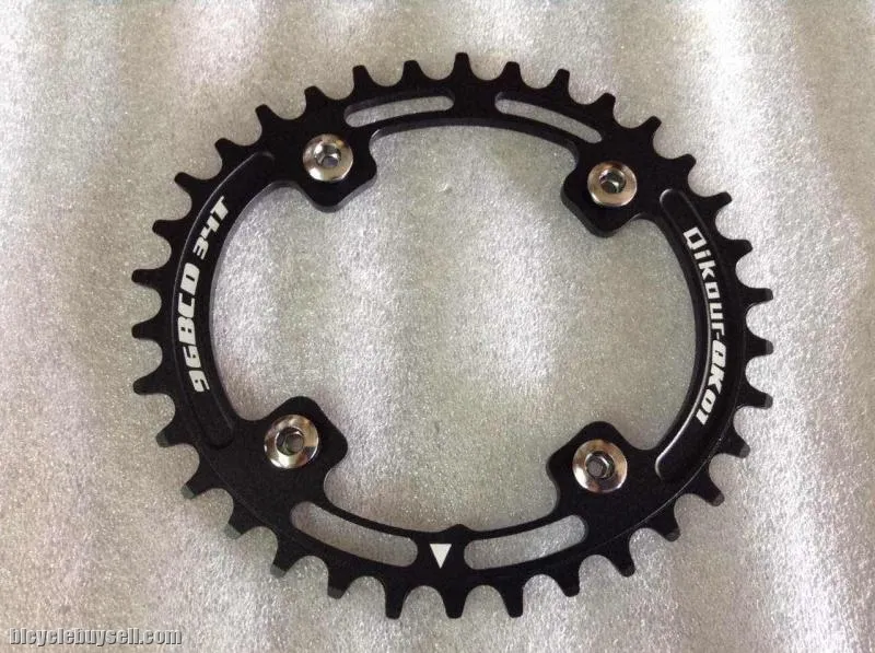 Oval Ring ( 34T/96BCD ) Egg Design Same Rotor Single Chain Ring | 8-11s @ free pos