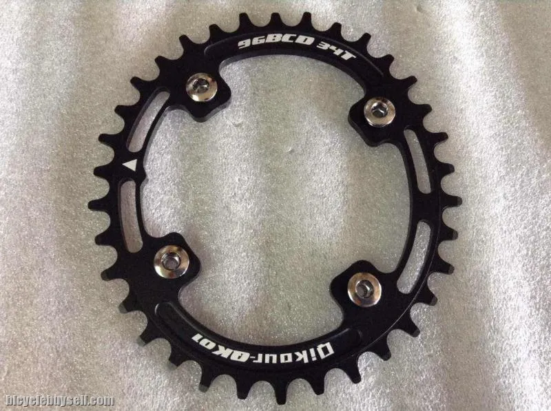 Oval Ring ( 34T/96BCD ) Egg Design Same Rotor Single Chain Ring | 8-11s @ free pos