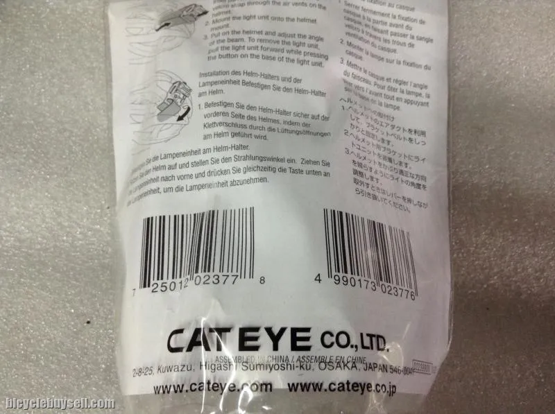 Cateye Helmet Mount For All Volt Light Use | Japan  @ free pos
