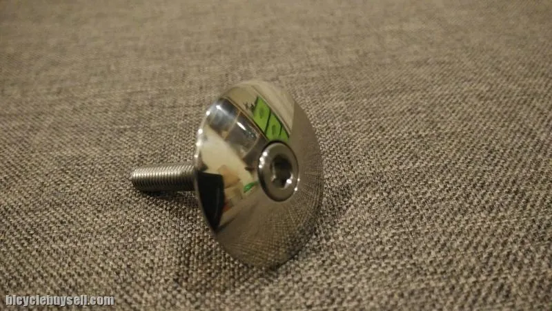 Titanium Headset Cap With M6x35mm Titanium Bolt