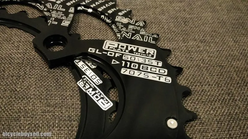 Snail Oval 110BCD 50/35T CNC ChainRing With Bolt