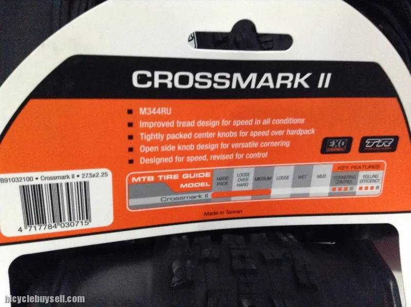 Maxxis CrossMark II 27.5/2.25 (EXO/Tubeless Ready) 1Pair  | Taiwan Made @ free pos
