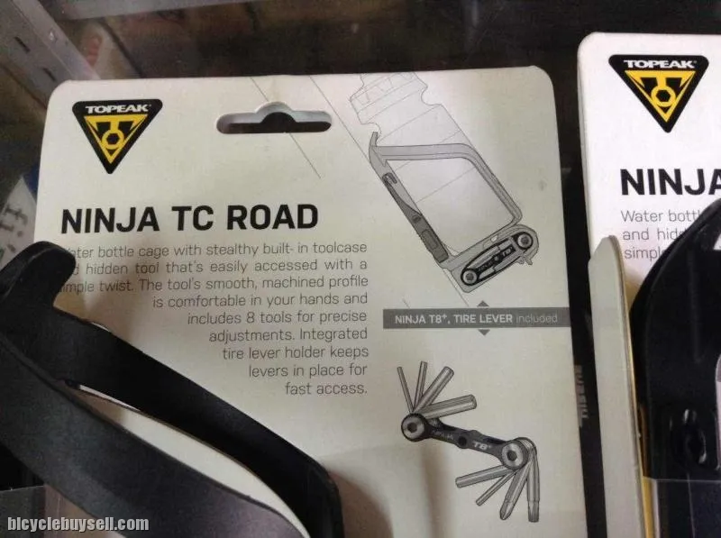 Topeak Ninja TC Road Bottle Cage incl. T8+ Mini-Tool _ Taiwan  (free pos w.m)