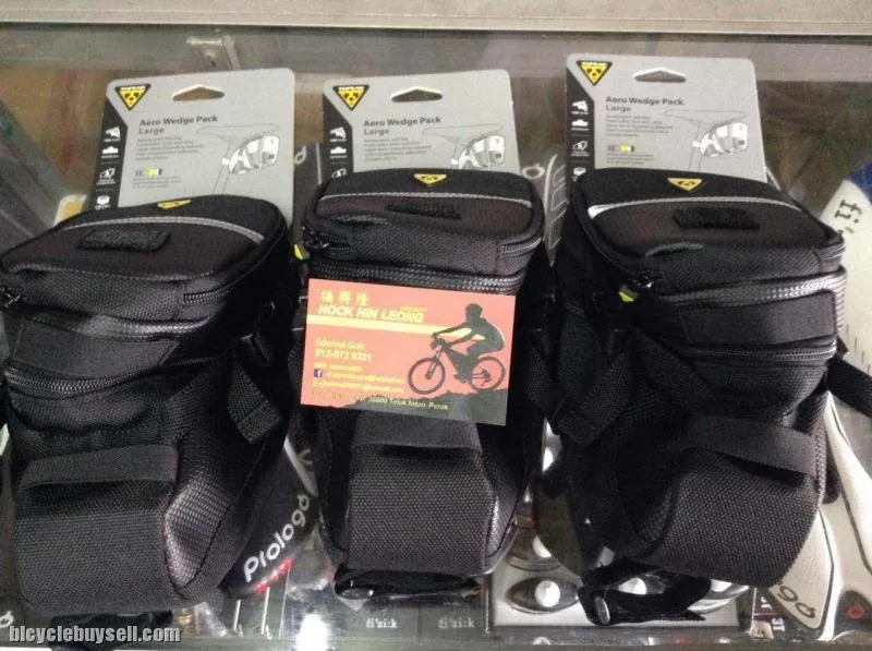 Topeak Aero Wedge Pack / Large _ Strap On Saddles Bag _ Taiwan  (free pos w.m)