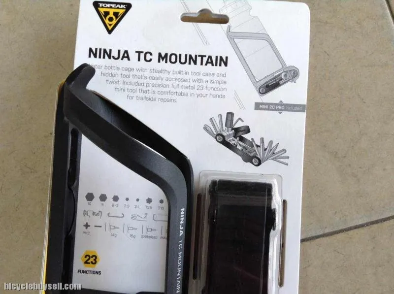 Topeak Ninja TC Mountain Bottle Cage With Mini Tools 23Function - Taiwan -- free courier