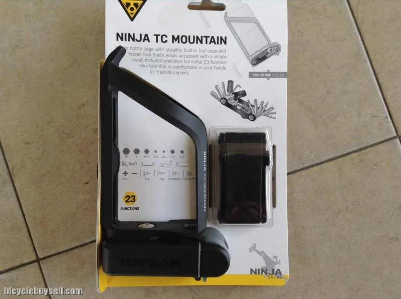 Topeak Ninja TC Mountain Bottle Cage With Mini Tools 23Function - Taiwan -- free courier