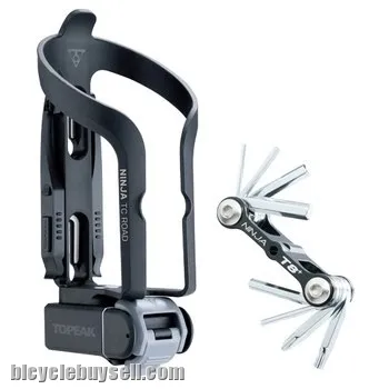 Topeak Ninja TC Road Bottle Cage With T8+ Mini-Tool  - Taiwan --  free courier