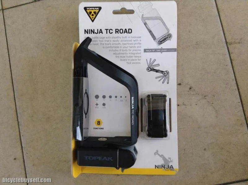 Topeak Ninja TC Road Bottle Cage With T8+ Mini-Tool  - Taiwan --  free courier