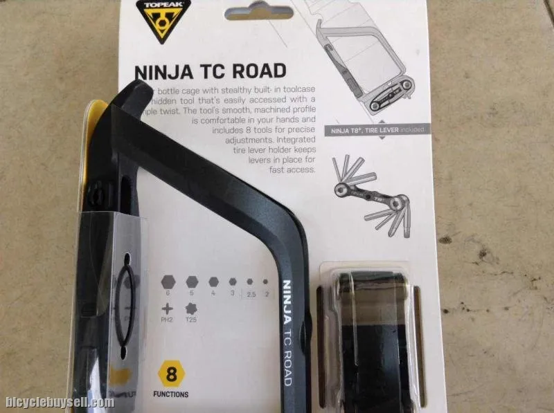 Topeak Ninja TC Road Bottle Cage With T8+ Mini-Tool  - Taiwan --  free courier