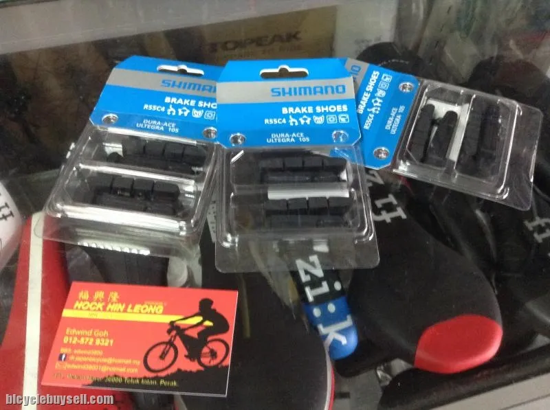 Shimano Dura Ace/Ultegra Alu Rim Brake Shoe 4pcs / Made In Japan (free pos w.m)