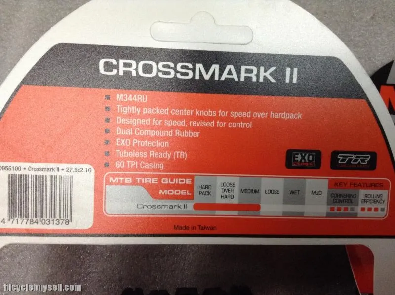 Maxxis CrossMark II | 27.5 x 2.1 EXO Puncture Protection | Tubeless Ready | 1Pair  @ free pos