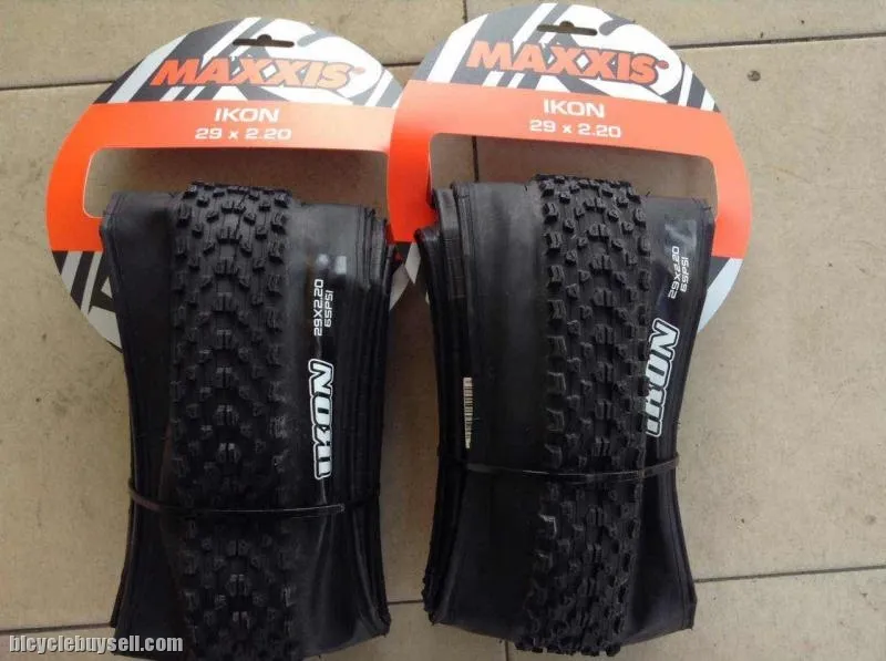 Maxxis Ikon 29er - 2.2 MTB Race Tires (Pair) Folding Bead - Taiwan Made -- free courier