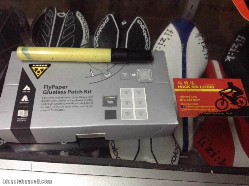 Topeak Flypaper Glueless Patch Kits _ Taiwan Made (free pos w.m)