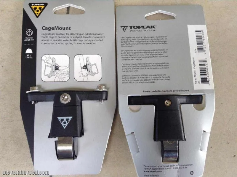 Topeak Cage Mount - Bottle Cage Use - Taiwan -- free courier