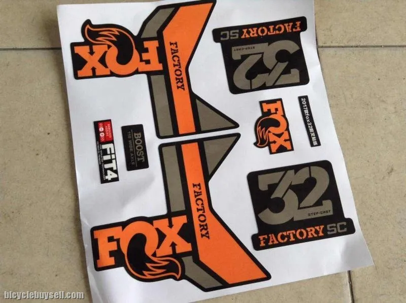Fox Factory Step-Cast Sticker - New Model -- free courier