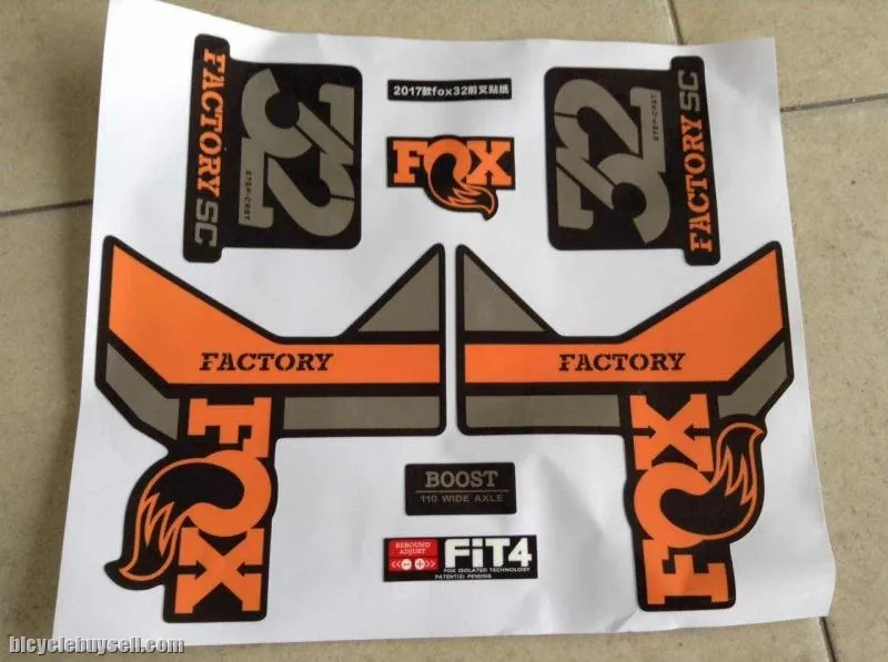 Fox Factory Step-Cast Sticker - New Model -- free courier