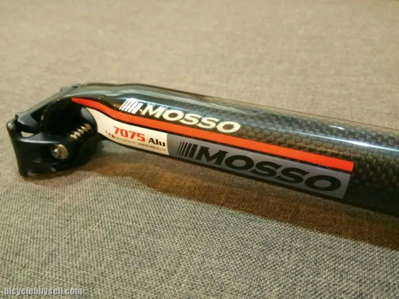 Mosso 3D Forged Carbon Alloy Seat Post 31.6mm x 400mm
