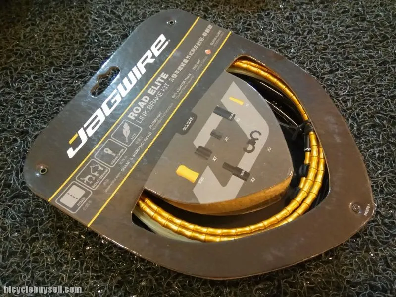 Jagwire Road Elite Link Brake Kit (Black/Silver/Gold Colour)