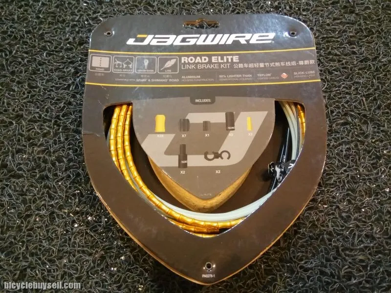 Jagwire Road Elite Link Brake Kit (Black/Silver/Gold Colour)