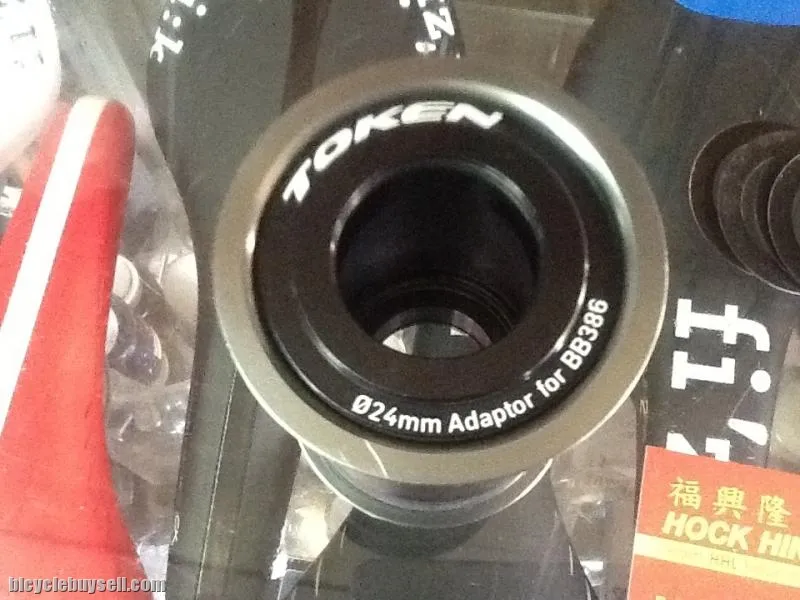 Token BB386 Convert Shimano Crank 24mm Spindle / Taiwan (free pos w.m)